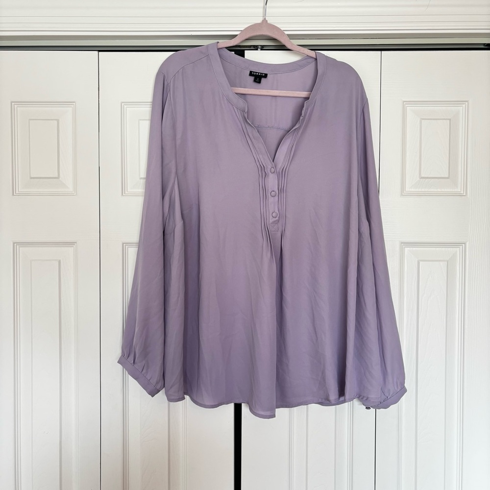 Torrid Lavender Blouse